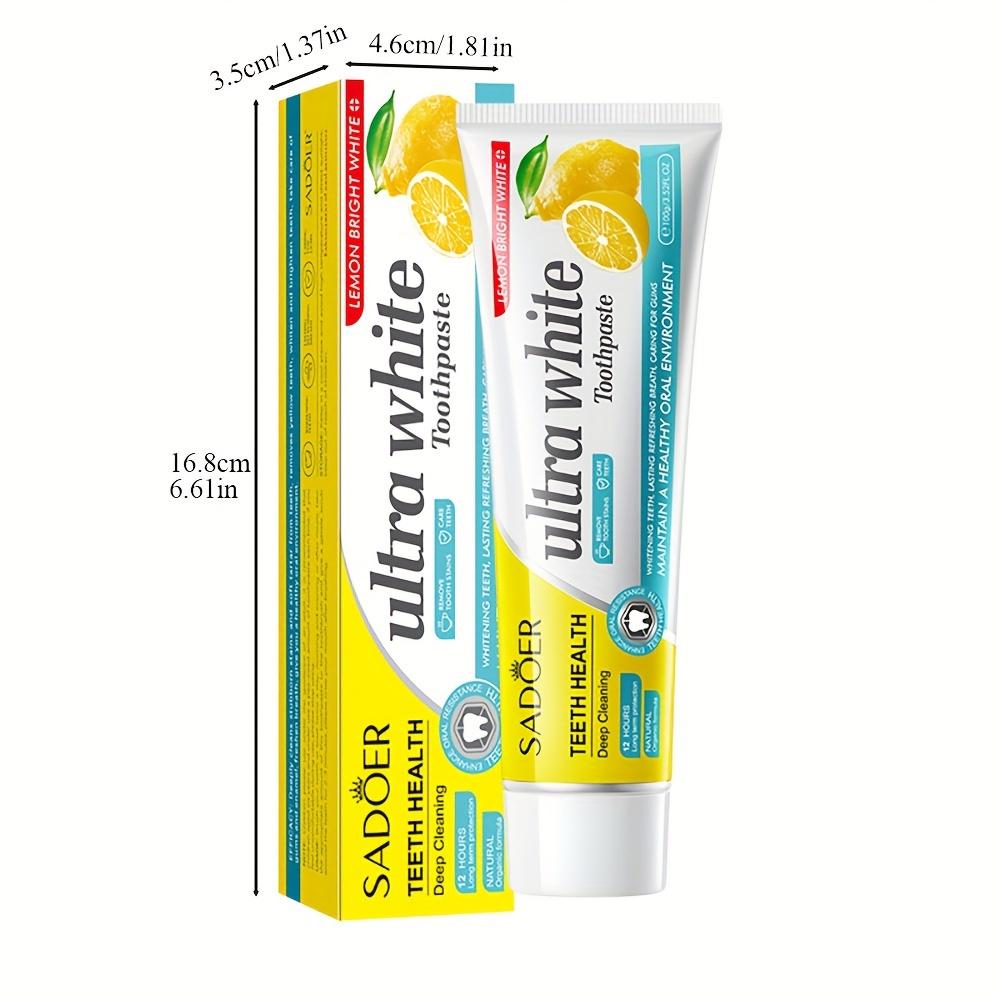Brightens Toothpaste Lemon Flavor Teeth Tooth Decay Repair Professional Dental Bleach Toothpaste Fresh Oral Cleansing Care