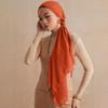 High Quality Plain Color Chiffon Scarf Hijab Headband Head Wrap For Women Muslim Hijabs Scarves