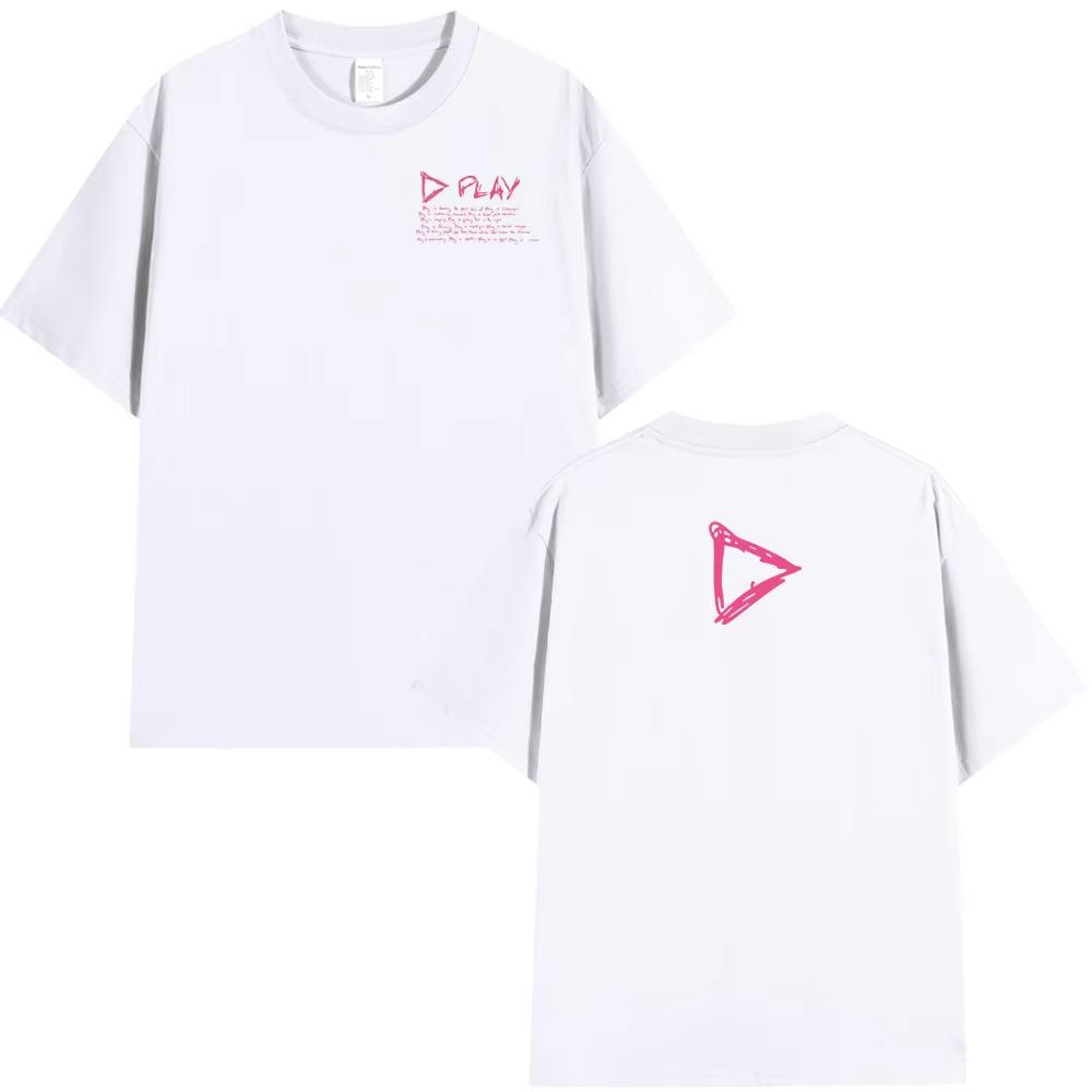 Ed Sheeran Play Tour 2025 Merch T Shirt Men's Women Clothing Fashion Streetwear T-shirts Oversized Cotton Short Sleeve T-shirts