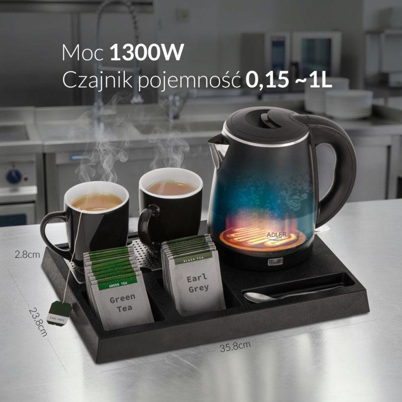 Adler-Europe AD 1387 electric kettle 1L Black