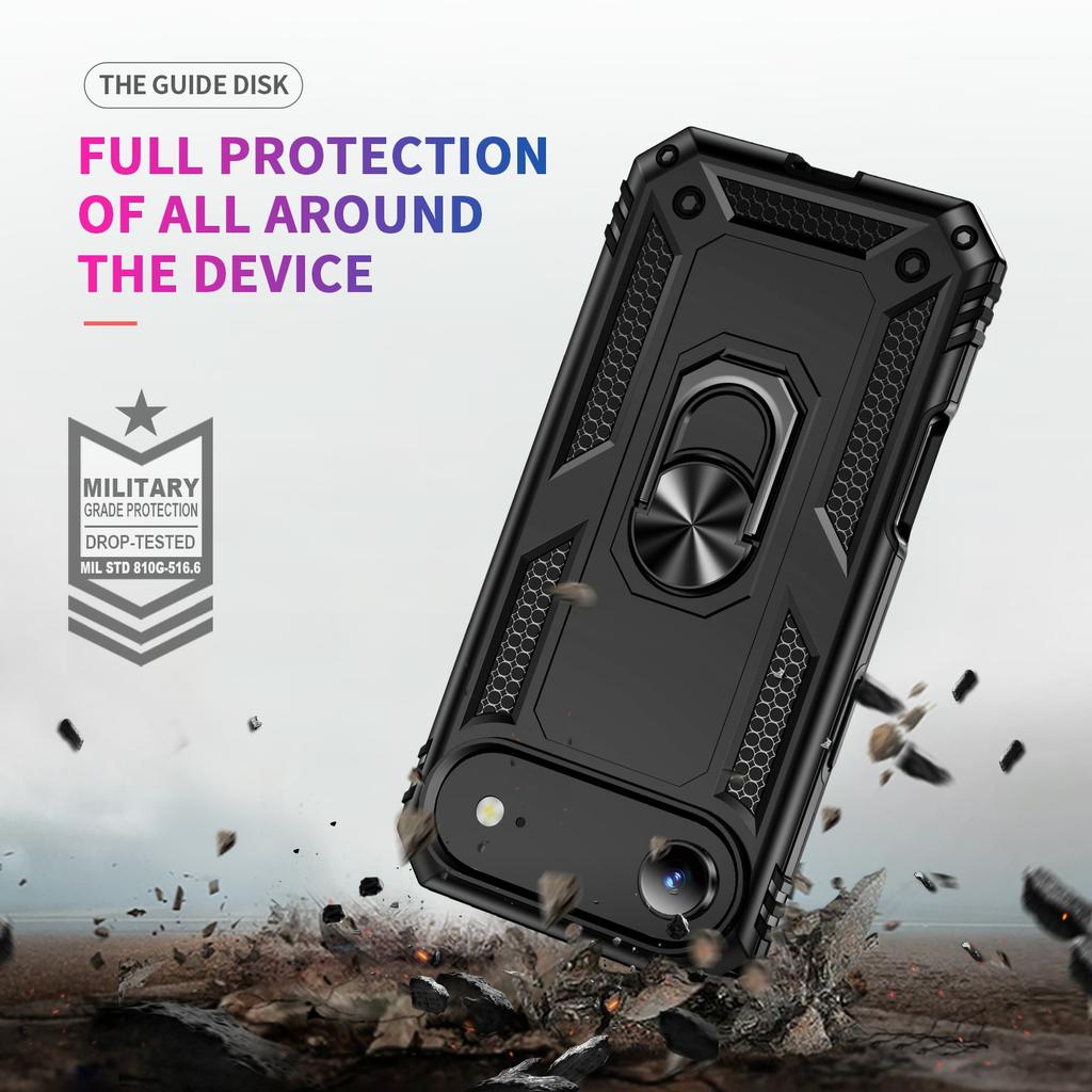 For iPhone 17 Air Case PC+TPU Phone Cover with Kickstand