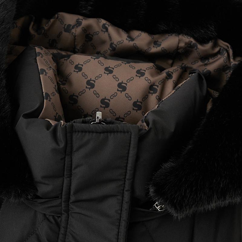 Fashion Winter Women's Long Warm Vest Hooded Faux Fur Collar Can Be Worn on Both Sides Thick Sleeveless Parkas Woman Jackets