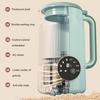 Upgraded Fully Automatic Soy Milk Machine LCD Touch Screen No-wash Milkshake Machine Household 1.2L Filter-free Soy Milk Machine