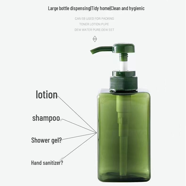 Portable Travel Bottle Set: Empty Bottles for Shampoo, Shower Gel, Hand Soap, and Lotion