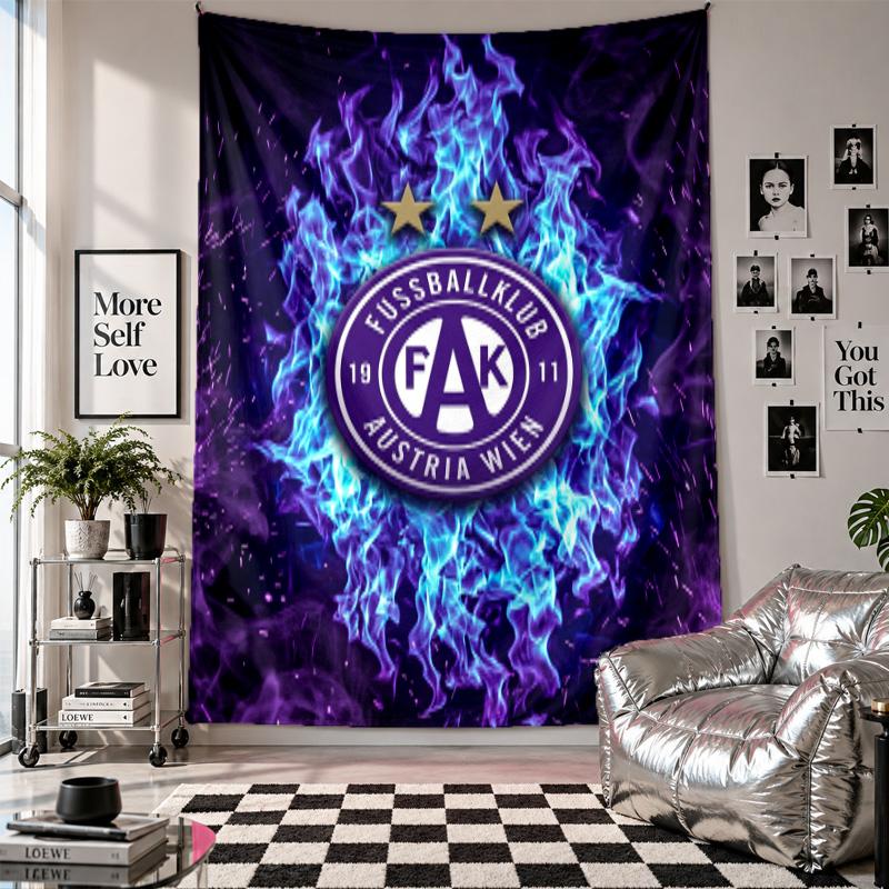 Austria Wien FC Wall Tapestry Home Decor Wall Hanging Cloth for Bedroom Living Room Background