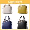 Big Pu Handbag For Women With Zipper Closure And Interior Organizer For Casual Wear