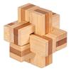 Creative Educational Sturdy Wooden Wear Resistant Brain Teaser Lock for Children