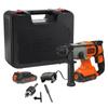 Perforateur BLACK+DECKER BCD900E2K-QW SDS sans fil - 18V - avec 2 batteries 2,5Ah