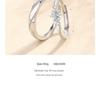 Adjustable S999 Silver Couple Rings - Light Luxury Qixi Valentine's Day Gift