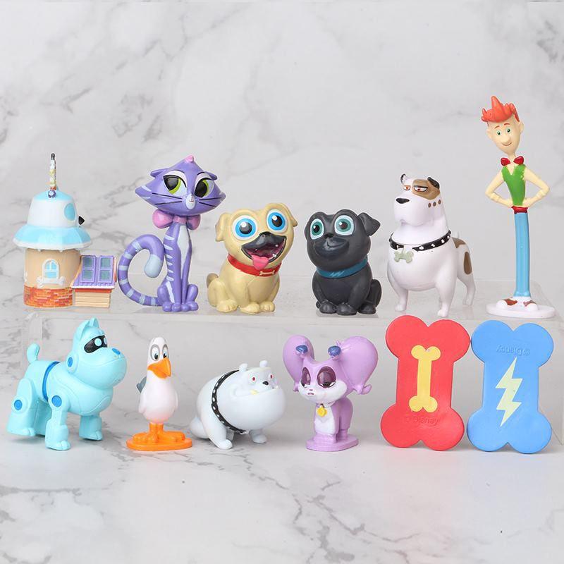 Puppy Dog Pals Bingo Rolly Σκέιτμπορντ Φιγούρα Δράσης Παιχνίδι 12 Τεμάχια Κούκλες Για Παιδιά Δώρο Χριστουγέννων