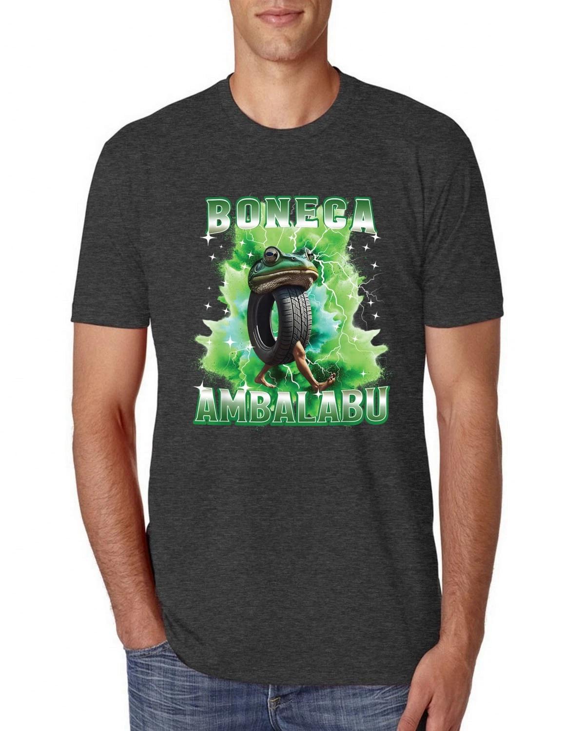 Boneca Ambalabu Frog Tire Legs Meme Italian Brainrot Funny Mens Premium T- Shirt 3XL