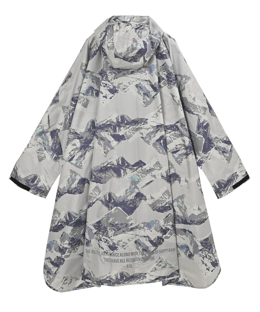 KiU Standard Rain Poncho 2ND - 2ND Waterproof, Water-repellent, Water-resistant, Suitable for Heavy Rain, Typhoons, and Rainy Season. Features Include