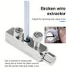 Bathroom Tools Broken Wire Extractor Threading Tools Tap and Screw Remover Water-Tap Angle Valve Repair for 4/6 Points