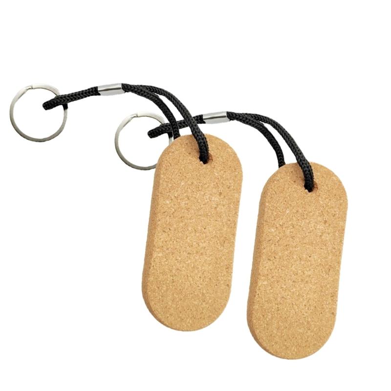Floating Waterproofed Key Holder Durability Light weight Swimming Gear Cork for Pool Beach Activity