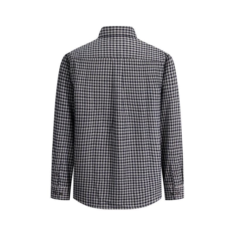 Navigare Men's Plaid Long-Sleeve Overshirt