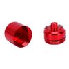 Mini Storage Box Aluminum Alloy Water Proof Small Container for Outdoor Camping Travel Hiking Red