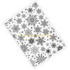 92MF Crafting Stamping Plate for Handmade Projects Sturdy Plastic Texture Art Tool