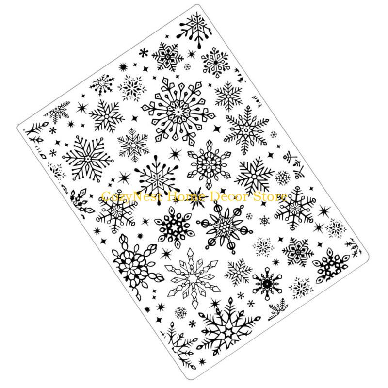 92MF Crafting Stamping Plate for Handmade Projects Sturdy Plastic Texture Art Tool