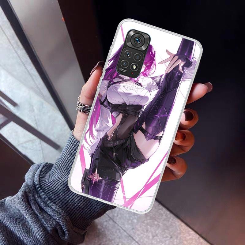 Honkai Star Rail Kafka Phone Case For Xiaomi Redmi Note 10 11 12 13 14 15 Pro Plus 11S 12S 14S 11T 11E 10S Soft TPU Back Cover R