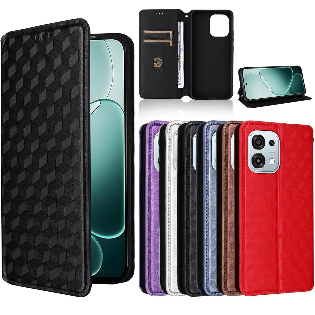 Cover A Libro In Pelle PU Per OPPO A6 Pro 5G/4G – Custodia Portafoglio Con Blocco RFID E Supporto, Nero