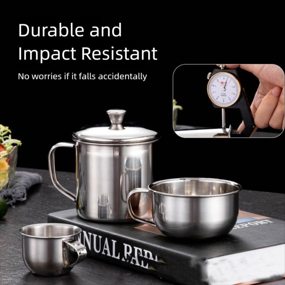 Stainless Steel Coffee Mug Portable Tea Cup High Quality Water Cup  Camping Travel