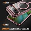 Transparent Shockproof Acrylic Magsafe Magnetic Phone Case for Google Pixel 8 8A 8 Pro 9Pro Wireless Charging Clear Back Cover Cases
