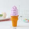 Simulation Knuspriges Eiscreme-Modell Realistisches Künstliches Lebensmittelmodell Fake Food Dessert Eiswaffel Fotografie Dekorative Requisiten