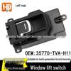 Honda Accord 10. Generation Schalter für linkes hinteres Fenster 35770-TVA-H11