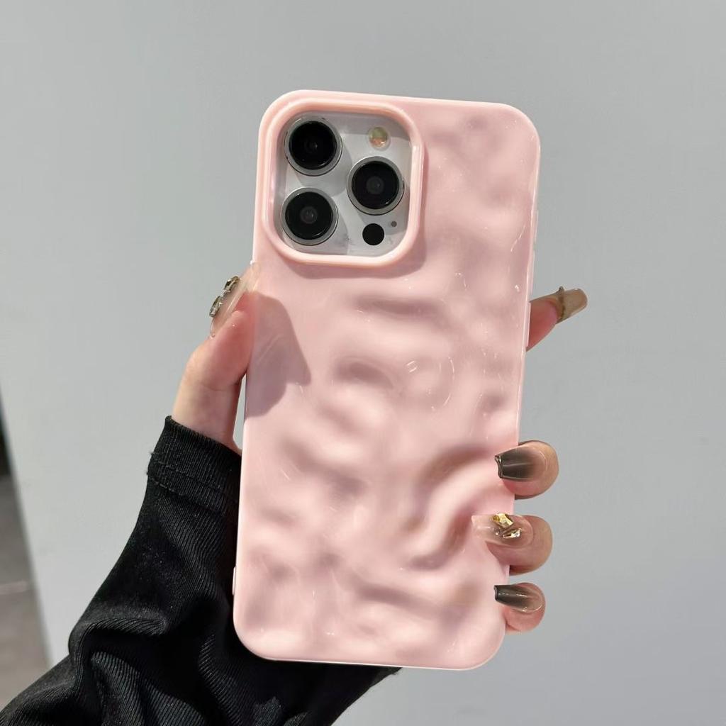 Für Apple 16 Meteorit Ins Wind Handyhülle Einfarbig Schlichtheit für IPhone 15 Promax 14 Wassermuster Straße TPU Handyhülle