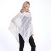Large Size Women's Hoodie Loose Hollow Irregular Pullover Top Cape Sweater One Piece Hair Replacement