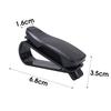 1-4pcs Car Glasses Holder Built-in Sponge Stand Sunglasses Clip Card Ticket Fastener 180°Double Buckle Auto Interior Accessories