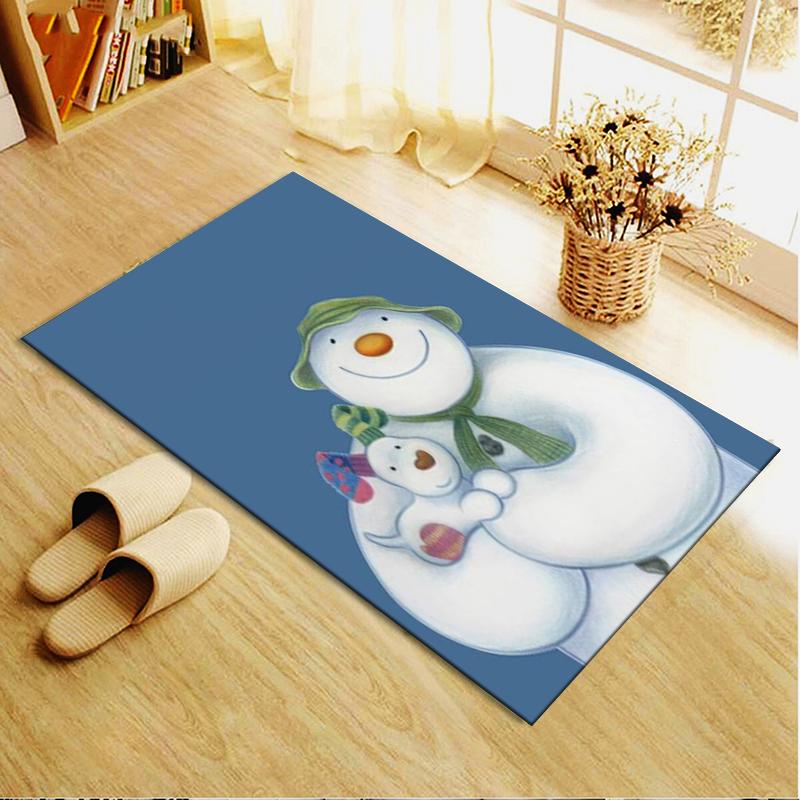 2025 Neuer Schneemann Teppich für Wohnzimmer Schlafzimmer Zuhause Sofadekoration, Kinderspiel Rutschfeste Fußmatte211