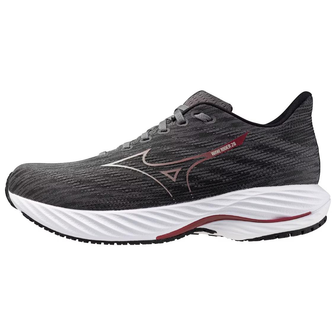 

Mizuno Wave Rider 28 Quiet Shade Rumba Red Мужские кроссовки Серый Nimbus-Cloud J1GC240305 42