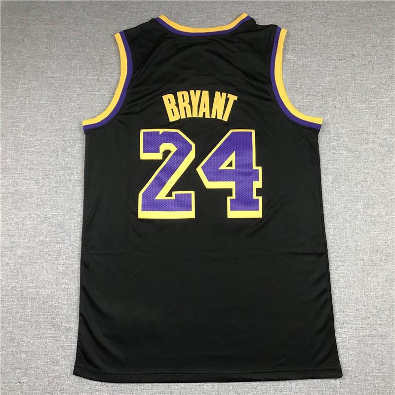 Embroidered NBA Los Angeles Lakers 24 Kobe Bryant Basketball Jersey Men Women Fall Winter
