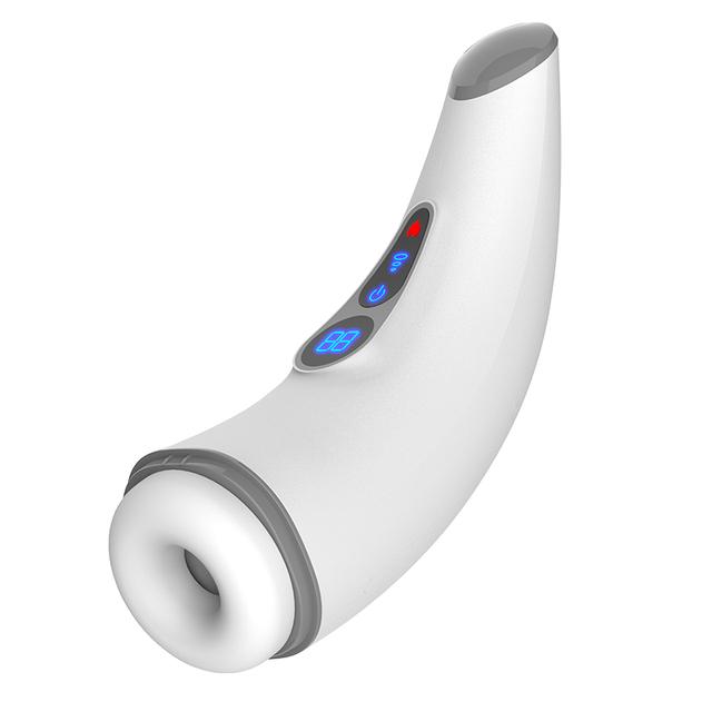 Vytápění sání vzduchu Mužská masturbátor Automatické vysavače Sexuální hračky Erotické kalíšky ústní kouření Masturbace Pussy Adult Product for Man