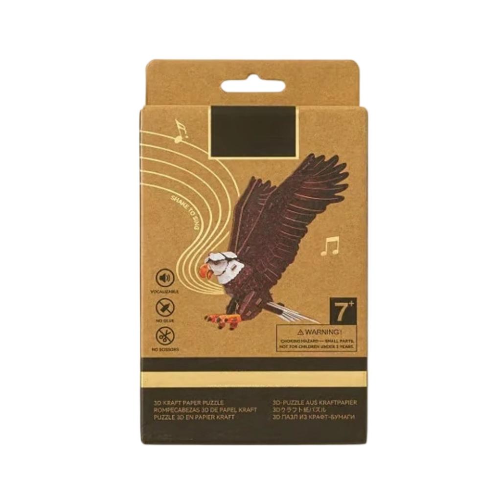 Bird Assembly Kit - DIY Cardboard Model Building Set, 3D Puzzle Craft For Kids & Adults