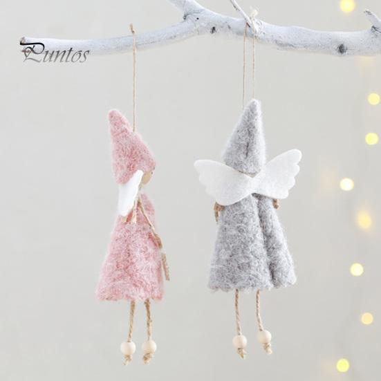 Reusable Xmas Tree Accessories Christmas Angel Doll Decoration, Plush Fairy Girl Pendant, Hanging Nursery Room Decor Ornament for Winter Holiday Party