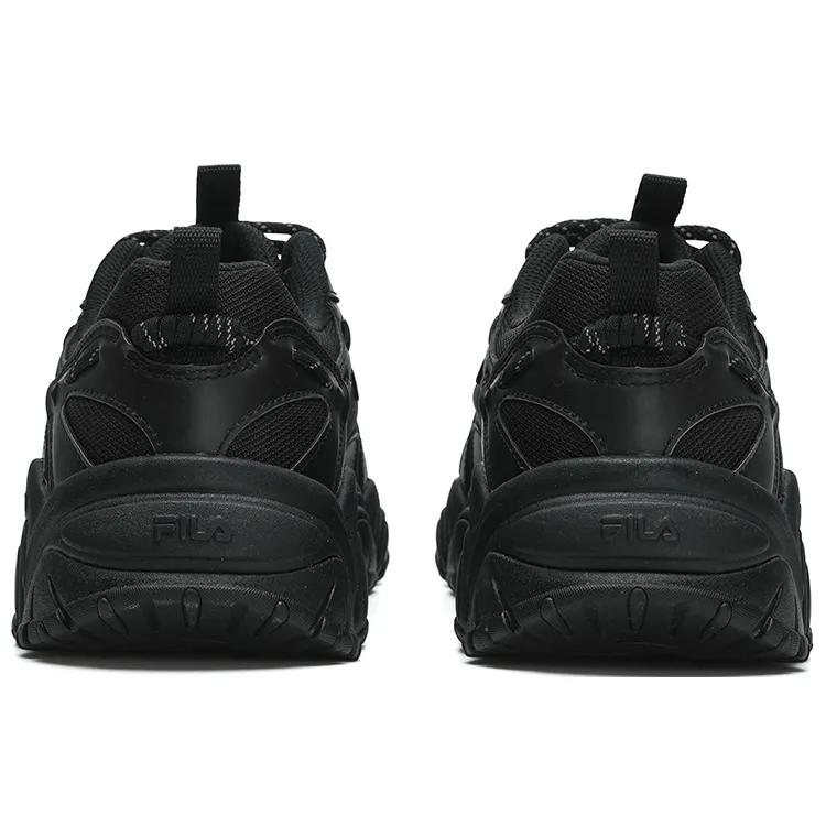 FILA Fluid 4 Cat Paw 4.0 Fabric Low top Casual Shoes Men's Jet Black (Unisex) Casual Shoes F12M312101FBK