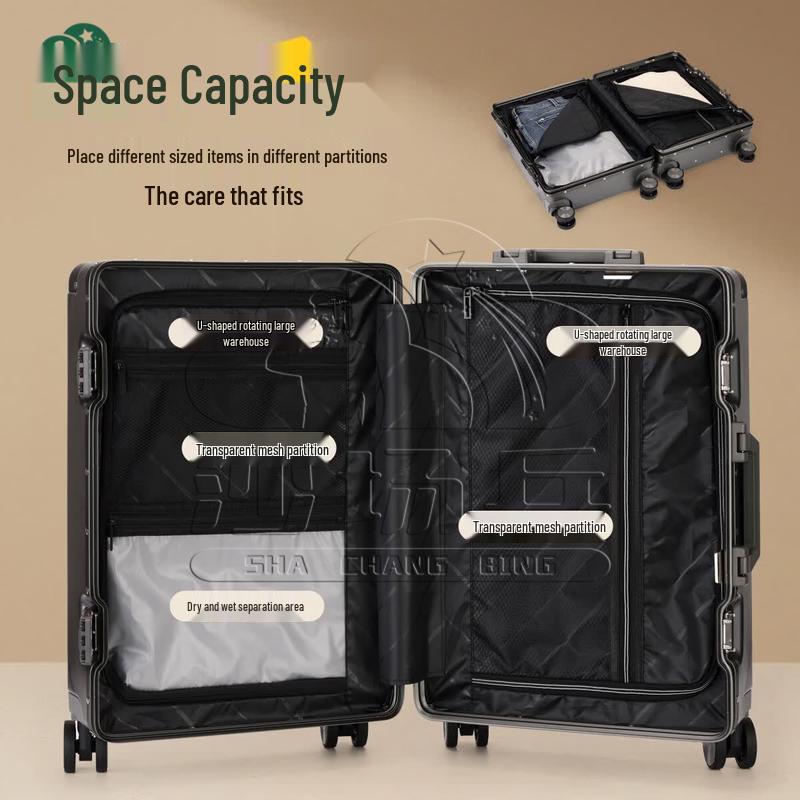 Aluminum Frame Hardshell Travel Luggage