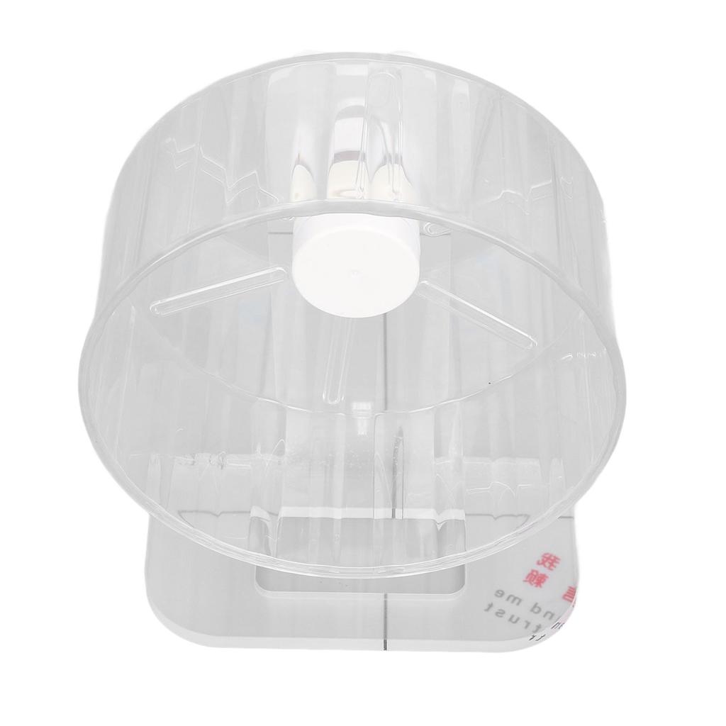 Roată silențioasă pentru hamster cu suport, anti-alunecare, acrilic transparent, roată de exerciții pentru hamster, jucărie pentru animale mici, hamster
