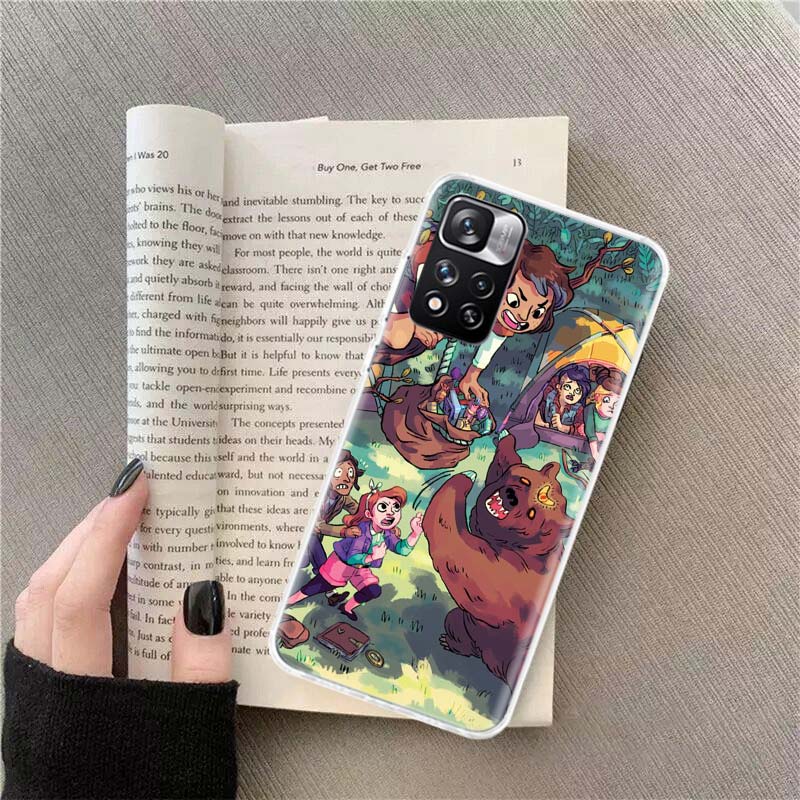 L-Lumberjanes Phone Case For Redmi Note 13 12 Pro Plus 14 15 Pro 5G 11 11T 11E 11S 10 Pro 10S 9 9S Cover Cell Clear TPU Capa Cas