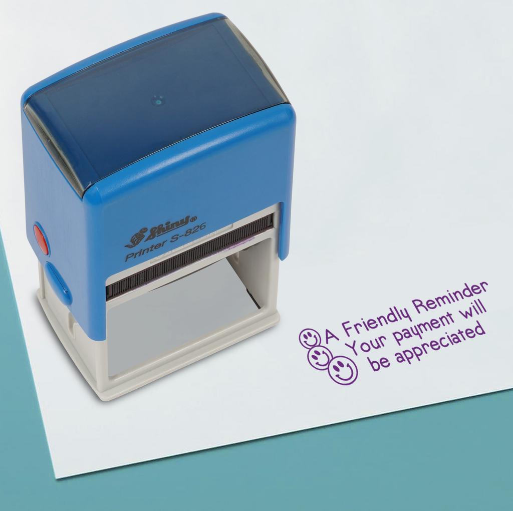 Printtoo Your Payment Will Be Appreciated Self Inking Rubber Stamp Pre,Inked Office Stamp, Home Office Business Stationery, 41 X 24 Mm,