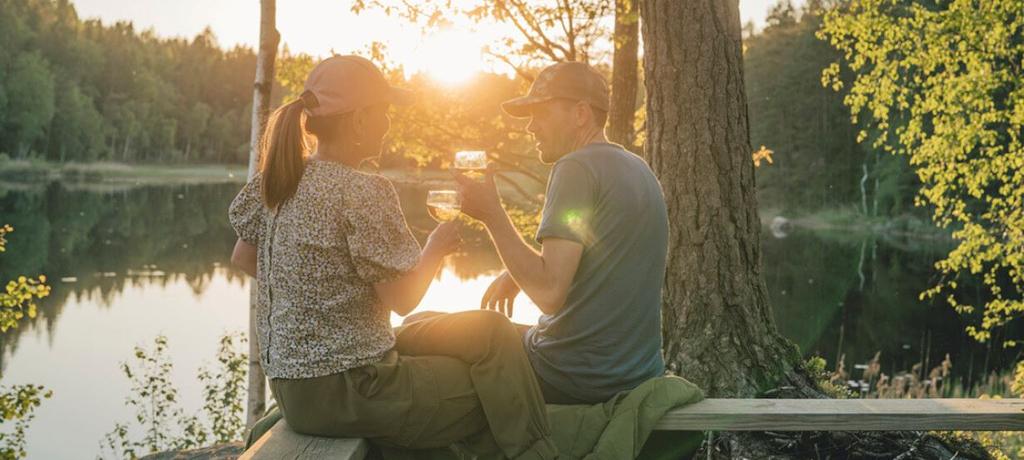 Outwell Earth 2 Two Room Tunnel Tent for 2 Persons, Green | Outwell