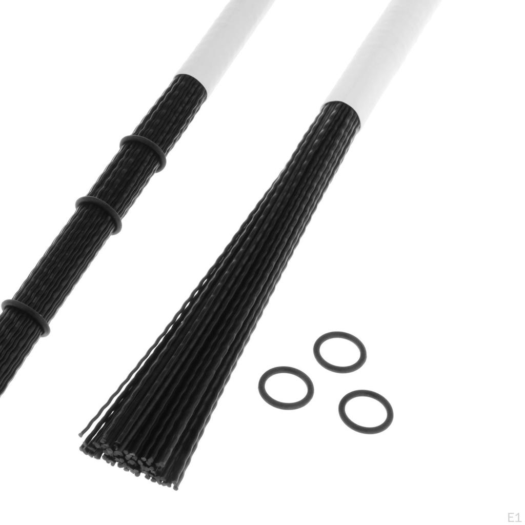 Drum Brush Retractable Nylon Sticks Percussion Drumsticks Musical Instrument Accessories with