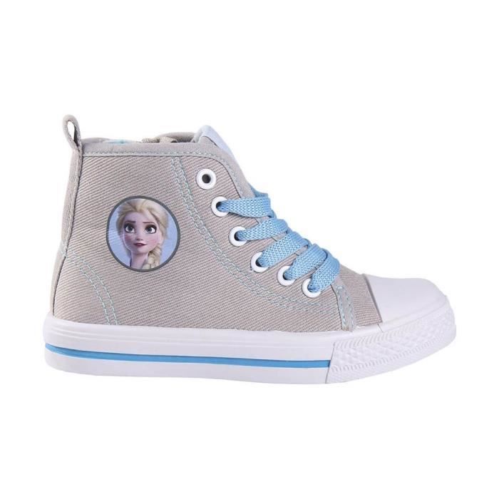 Chaussure - Frozen II - Enfant - Fille - Semelle PVC - Haute - Gris
