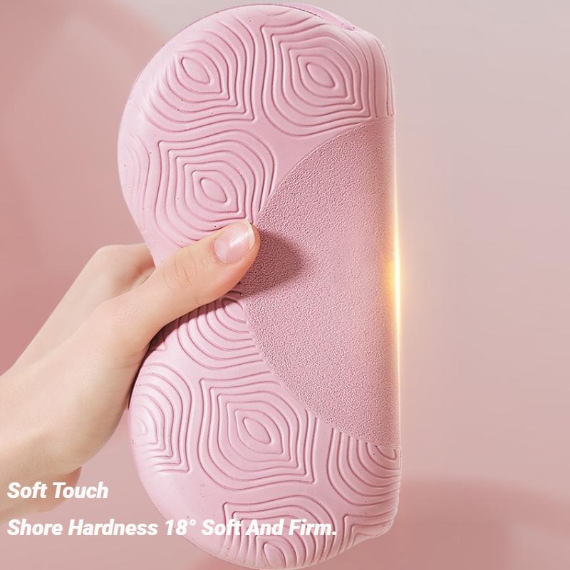 Tpe Thickened Anti Slip Yoga Kneeling Pad Knee Support Rebound Non-Slip Fitness Mat Shock Absorption Soft Flat