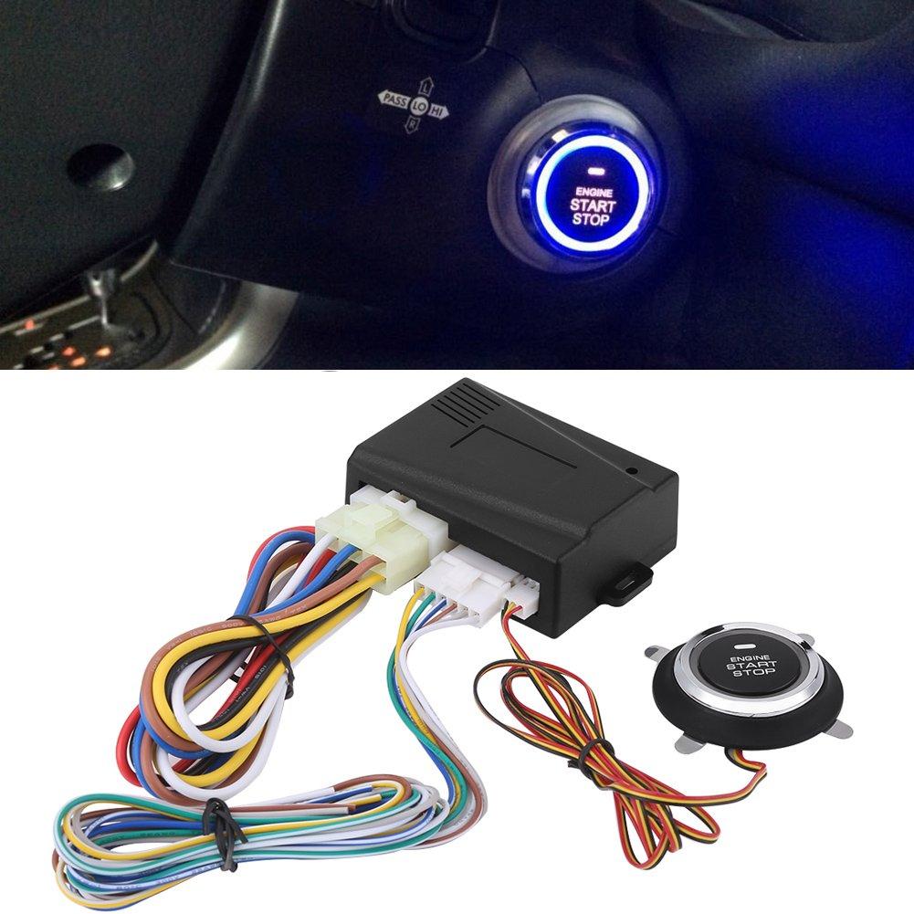 12V Car Engine Push Start Stop Button Ignition Remote Starter