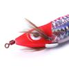 10Pcs Luminous Squid Jigs Lures Fishing Hard Fishing Lures Glow Squid Jig Hooks