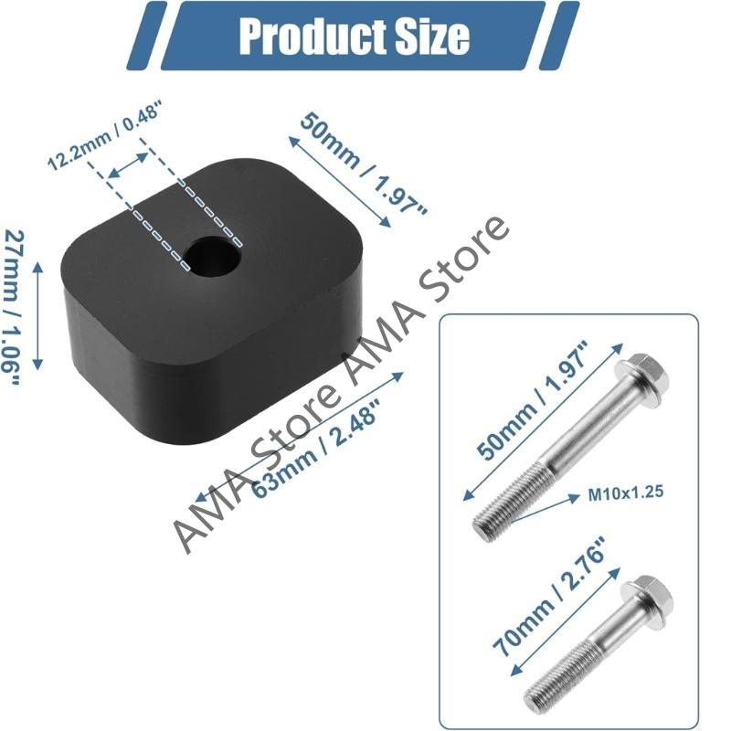 Rialzi per Auto Spaziatori Sedile Alzacristalli Rialzi Cuscino Elastico Resistente all'Usura 387-2104 Kit Spaziatori Sedile Alzacristalli Rialzi