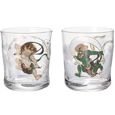 Aderia Premium Nippon Geschmack Felsenglas Paar Hergestellt in Geschenk Whiskey und Shochu Ein perfektes Geschenk für und Ein tolles Geschenk für Besuche oder jedes Set, 300ml,
